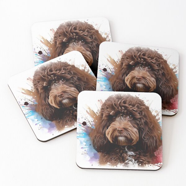 Item preview, Cockapoo Splash Art designed and sold by The Digital Compass.