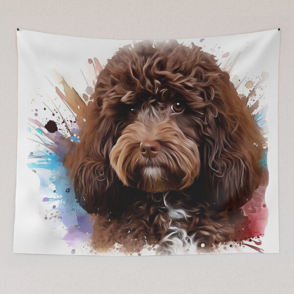 Item preview, Cockapoo Splash Art designed and sold by The Digital Compass.