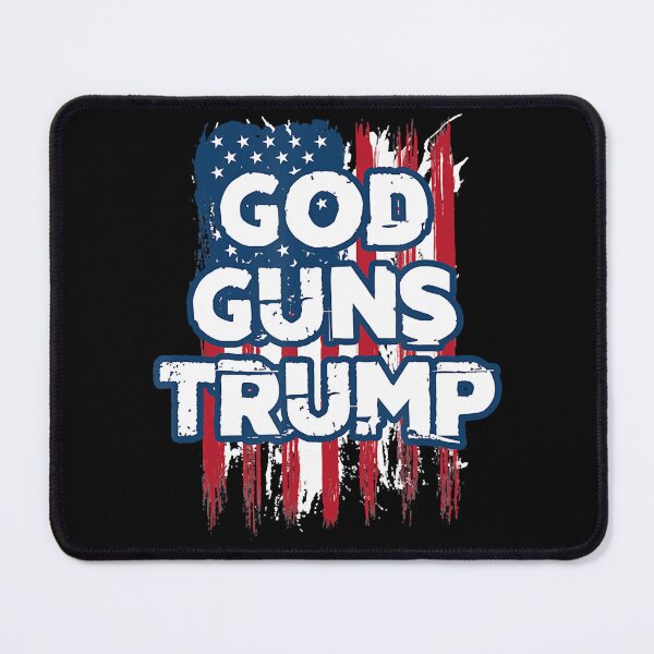 Item preview, God Guns and Trump 2020 American Flag designed and sold by RivaShores.