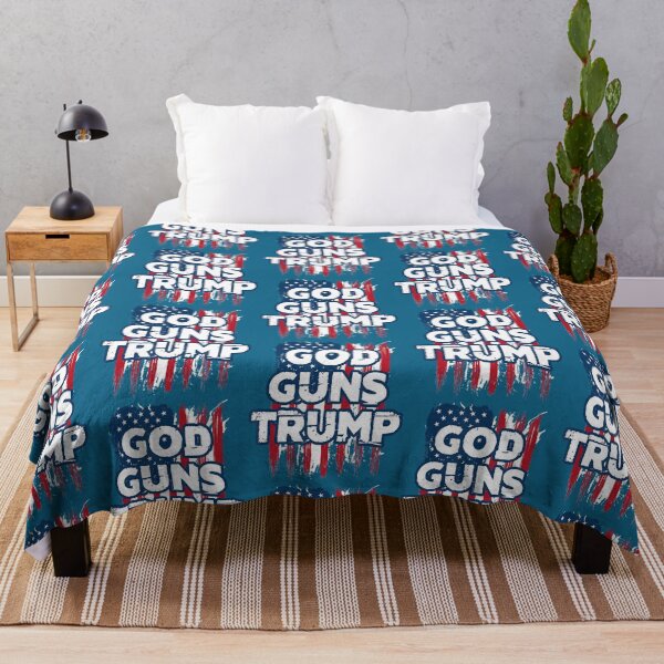 Item preview, God Guns and Trump 2020 American Flag designed and sold by RivaShores.