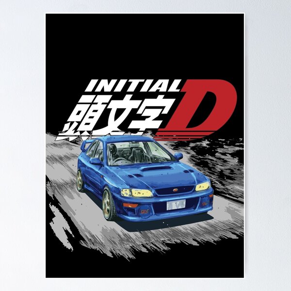 Item preview, Initial D Drifting bunta gc8 type r rally blue designed and sold by cowtownCOWBOY.