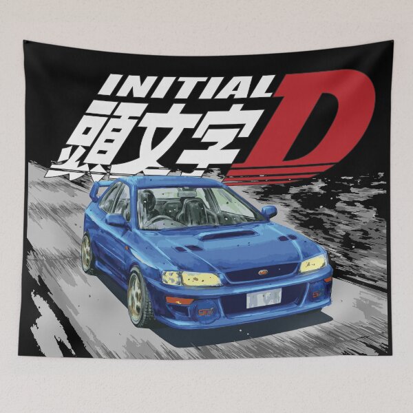 Item preview, Initial D Drifting bunta gc8 type r rally blue designed and sold by cowtownCOWBOY.