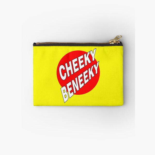 Item preview, Cheeky Beneeky, White Bold Font on Red Circle designed and sold by AASparksDesigns.