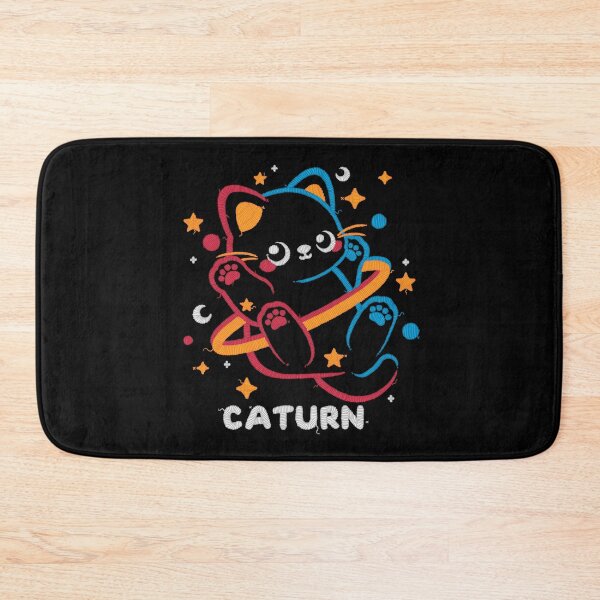 Item preview, Caturn embroidery patch designed and sold by NemiMakeit.