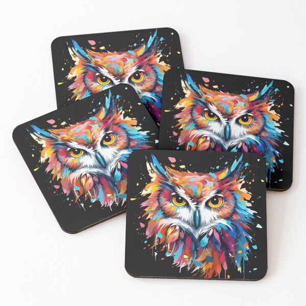 Item preview, owl Classic colorfull Tshirt designed and sold by SweetEvolution.