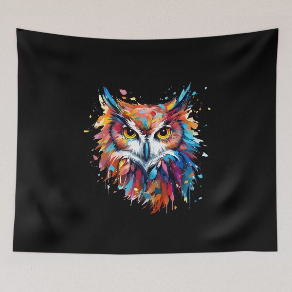 Item preview, owl Classic colorfull Tshirt designed and sold by SweetEvolution.
