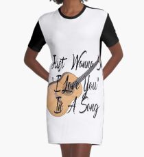 Liebeslied T-Shirt Kleid