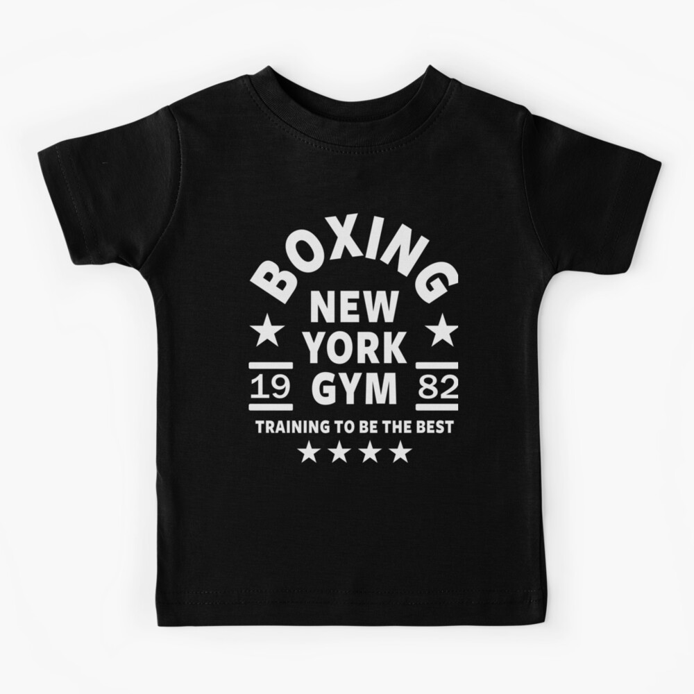 "BOXING BOXING TRAINING GYM" Kids TShirt by ShirtWreck Redbubble