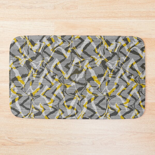 Item preview, Abstract zebra yellow designed and sold by Alessandro Remo Mazzoni Remotextiles.
