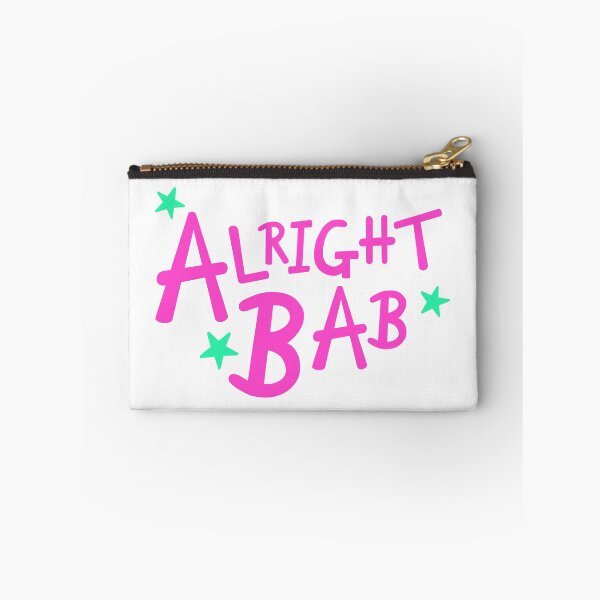 Item preview, Pink Alright Bab + Green Stars designed and sold by Helen McCartney Designs.