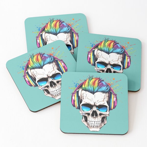 Item preview, Vibrant beats designed and sold by SkullsToGo.