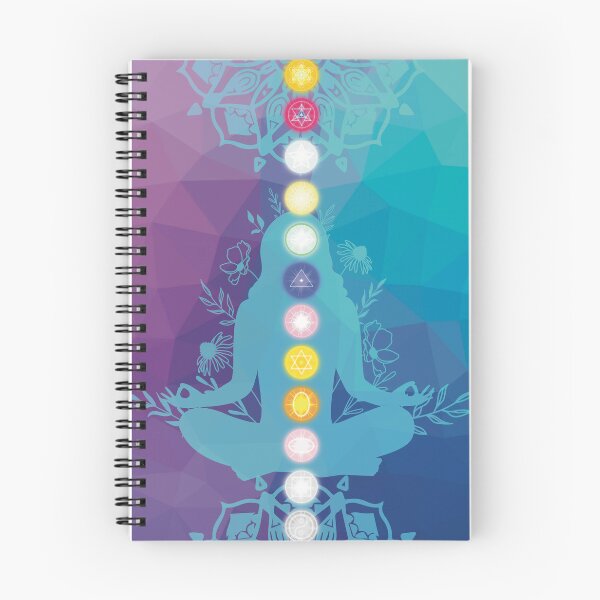 Item preview, 5th dimensional chakra system with chakra symbols - 12 chakras designed and sold by Inspiritive-art.