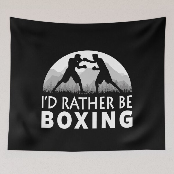 Item preview, FUNNY BOXING - I'D RATHER BE BOXING designed and sold by ShirtWreck.