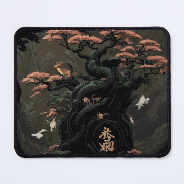 Item preview, Lindo árbol Kawaii Sakura - Pintura tradicional japonesa designed and sold by HideTheInsanity.