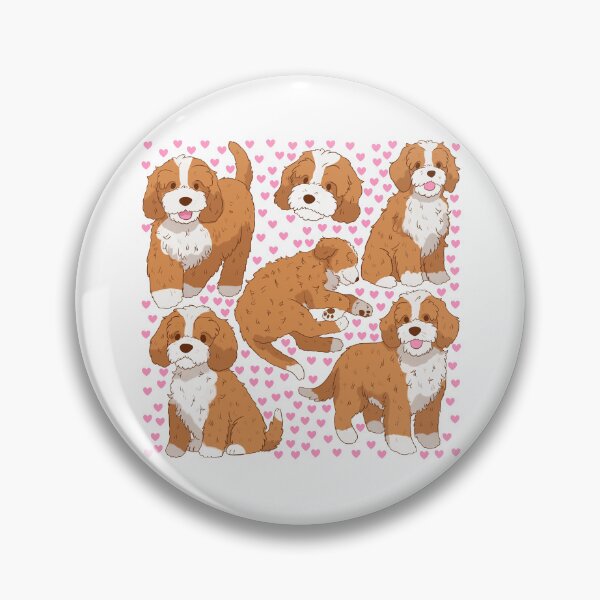 Item preview, Cute cavapoo dog pattern  designed and sold by Yaragold.