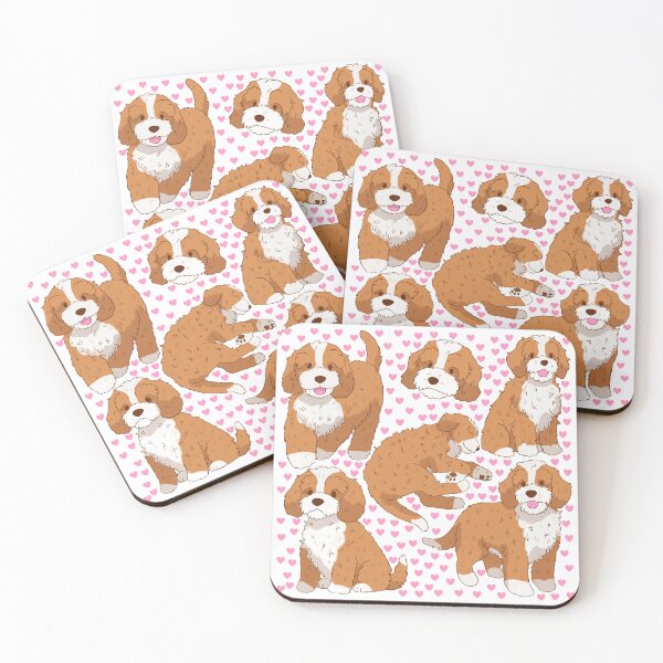 Item preview, Cute cavapoo dog pattern  designed and sold by Yaragold.