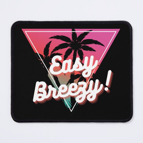 Item preview, Easy Breezy Phrase Retro Miami Beach Summer Saying designed and sold by Cajattire.