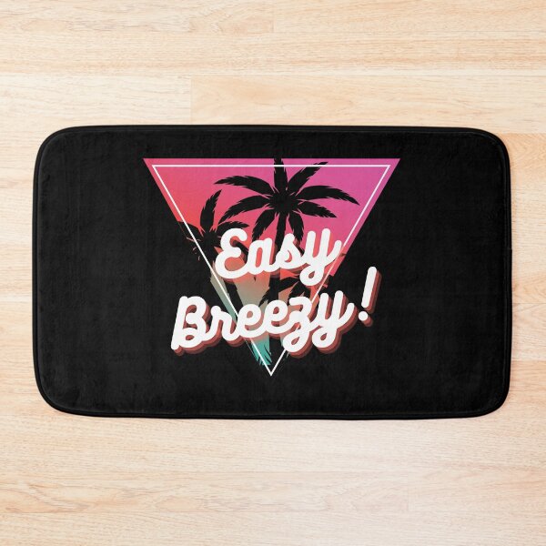 Item preview, Easy Breezy Phrase Retro Miami Beach Summer Saying designed and sold by Cajattire.