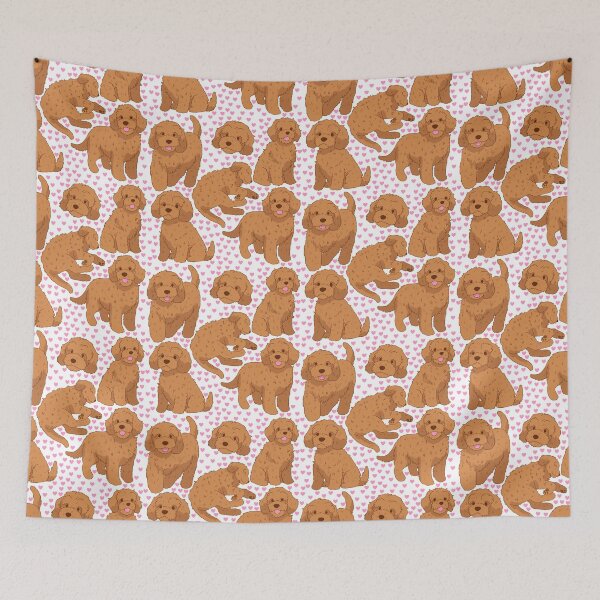 Item preview, Cute cavapoo dog pattern  designed and sold by Yaragold.
