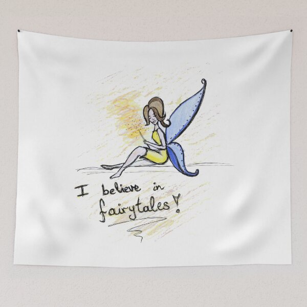 Item preview, I believe In Fairytales Fariy Quotes Fantasy Magical Design designed and sold by HighArtDesigns.
