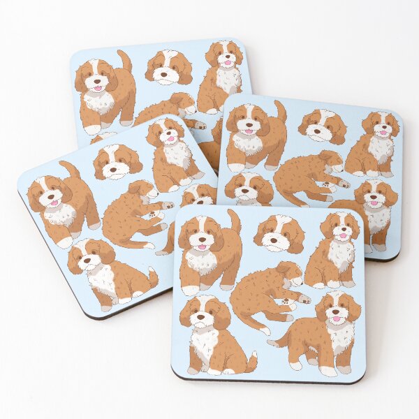 Item preview, Cute cavapoo dog pattern  designed and sold by Yaragold.