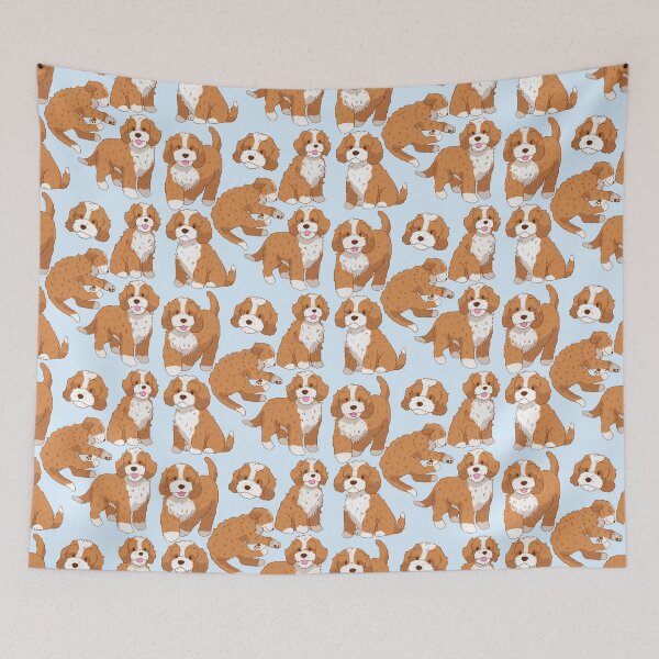 Item preview, Cute cavapoo dog pattern  designed and sold by Yaragold.