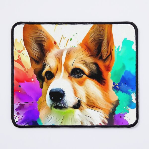 Item preview, Corgi Splash Art designed and sold by The Digital Compass.