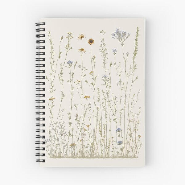Item preview, Captivating Wildflower Meadow Art: Minimalist Design in Earthy Tones designed and sold by CharmingChic.