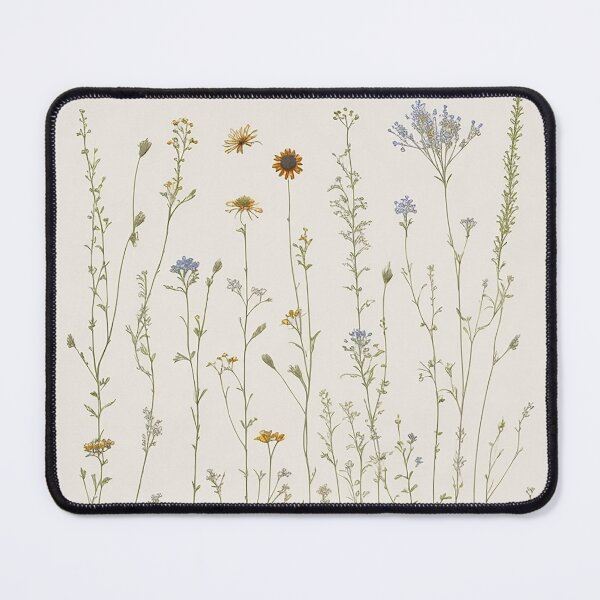 Artikelvorschau, Captivating Wildflower Meadow Art: Minimalist Design in Earthy Tones entworfen und verkauft von CharmingChic.