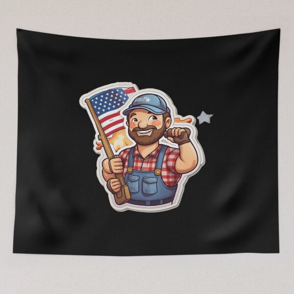 Item preview, Happy labor day, american labor day, labor day sale,  designed and sold by Mateusz Majcherek.