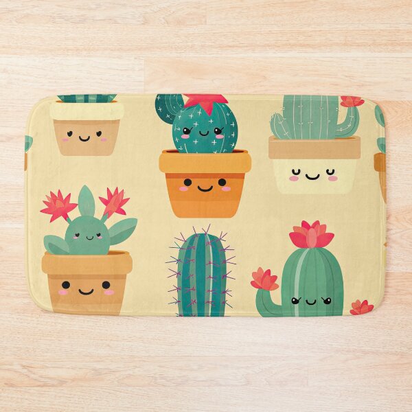 Item preview, Cute Cactus - Kawaii Cute Succulent Cacti Pattern designed and sold by AeonAcademy.