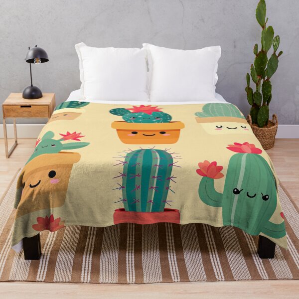 Item preview, Cute Cactus - Kawaii Cute Succulent Cacti Pattern designed and sold by AeonAcademy.