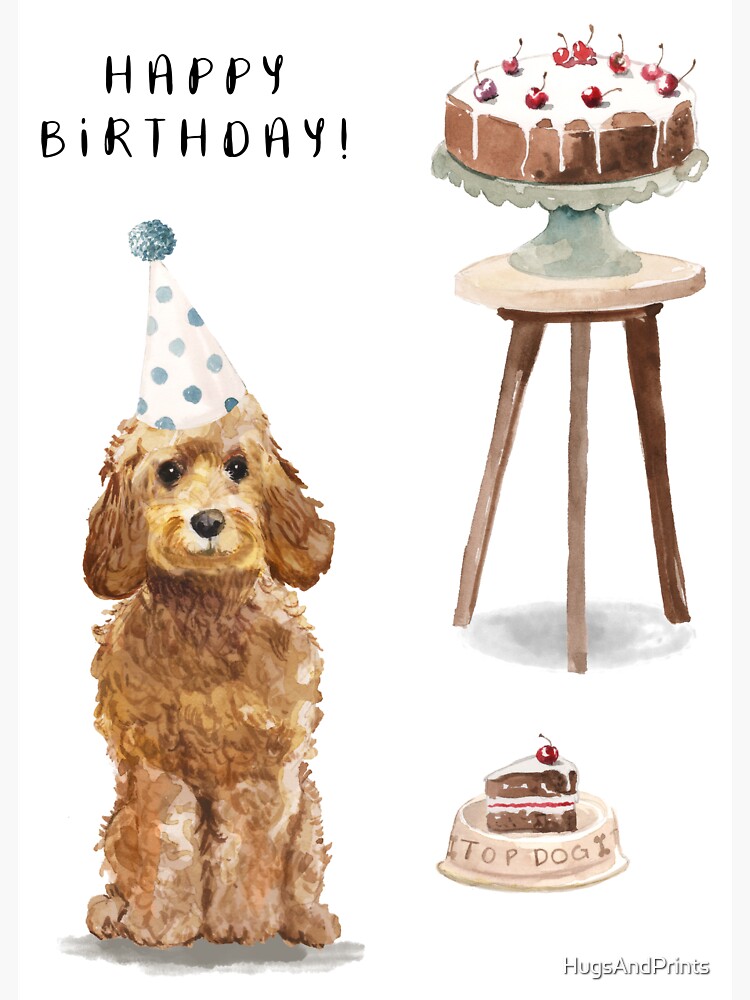 Cockapoo hotsell birthday cake