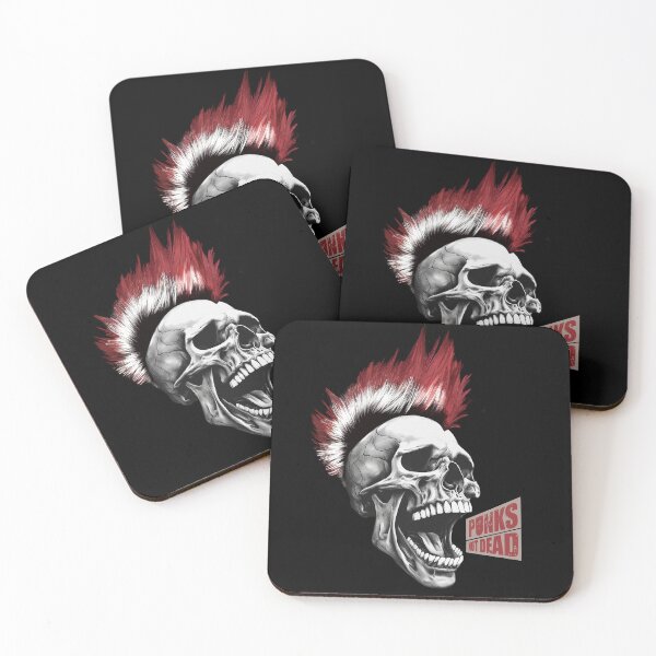 Item preview, punks not dead designed and sold by SkullsToGo.