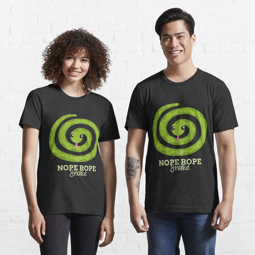"Funny Animal Name Meme Nope Rope SNAKE" Tshirt by porcodiseno Redbubble