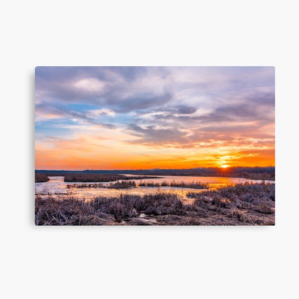 Item preview, Sunset at Liberty Loop in late winter designed and sold by Rabbitti.