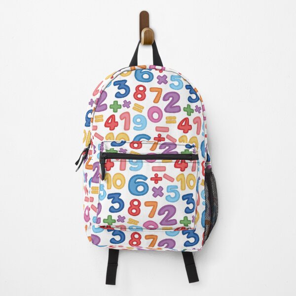 Item preview, Colorful numbers school pattern designed and sold by SupernovaSun.