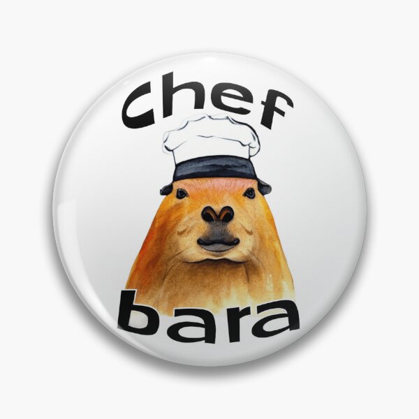 Artikelvorschau, Chefkoch Bara, süßer Capybara, der kocht entworfen und verkauft von CuteCapybara.