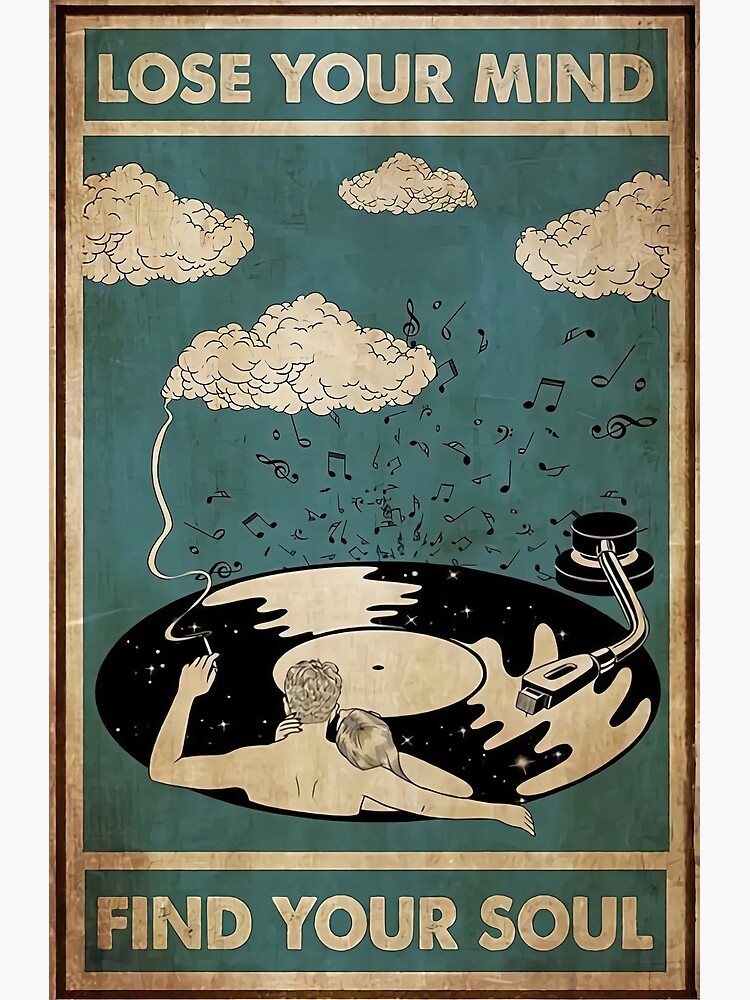 "Vinyl Couple Lose Your Mind Find Your Soul" Poster for Sale by Ruth