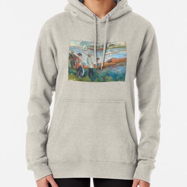 Auguste Renoir, Oarsmen at Chatou, 1879 Pullover Hoodie