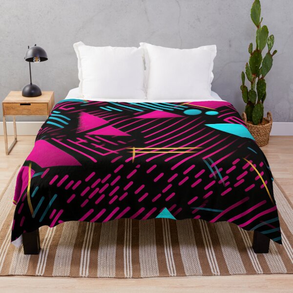 Item preview, 80s and 90s Retro Pop Synthwave Pattern designed and sold by AeonAcademy.