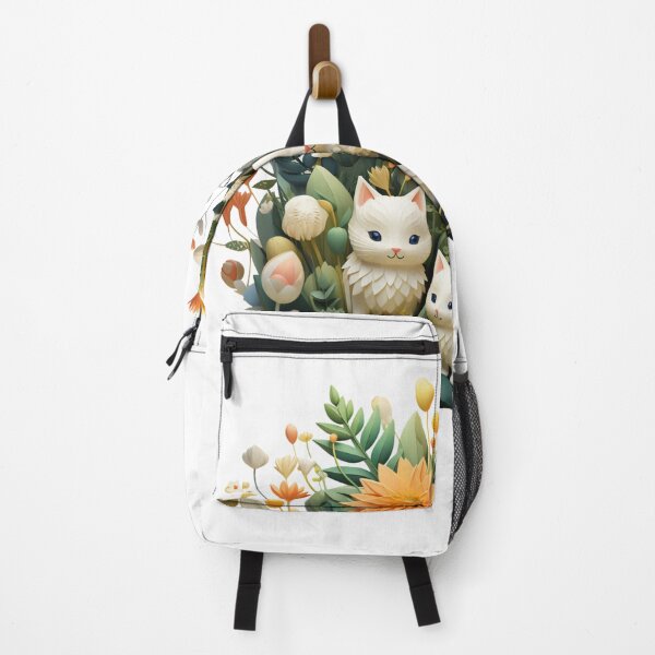 Item preview, Cat amidst a colorful blossoms designed and sold by BloomBone.
