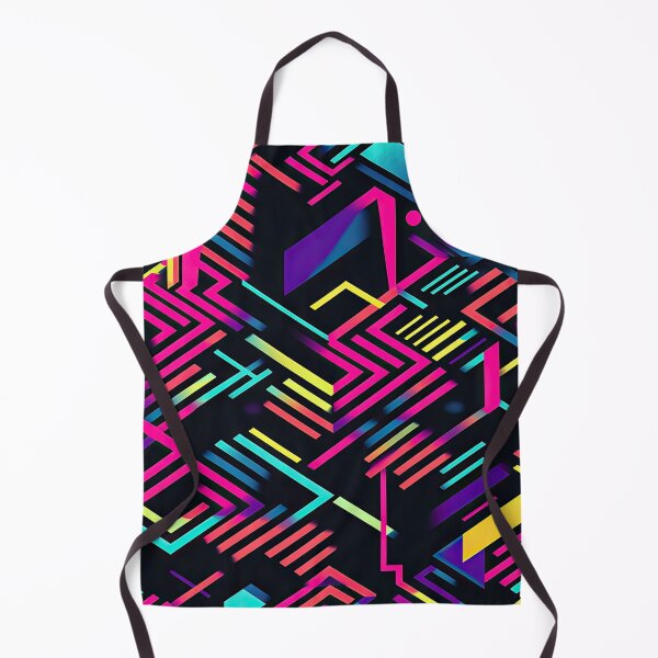 Item preview, 80s and 90s Retro Pop Synthwave Pattern designed and sold by AeonAcademy.