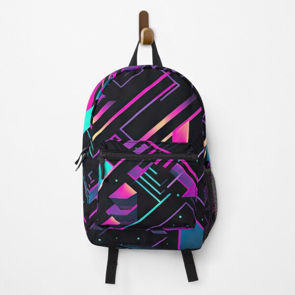 Item preview, 80s and 90s Retro Pop Synthwave Pattern designed and sold by AeonAcademy.