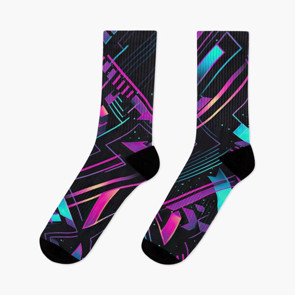 Item preview, 80s and 90s Retro Pop Synthwave Pattern designed and sold by AeonAcademy.