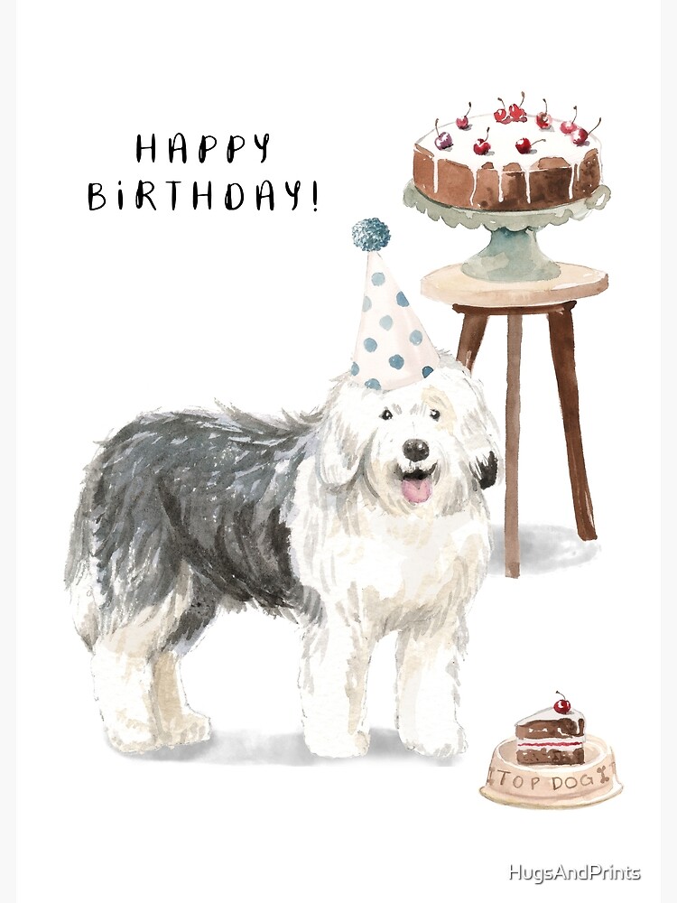 Old english sheepdog cake best sale