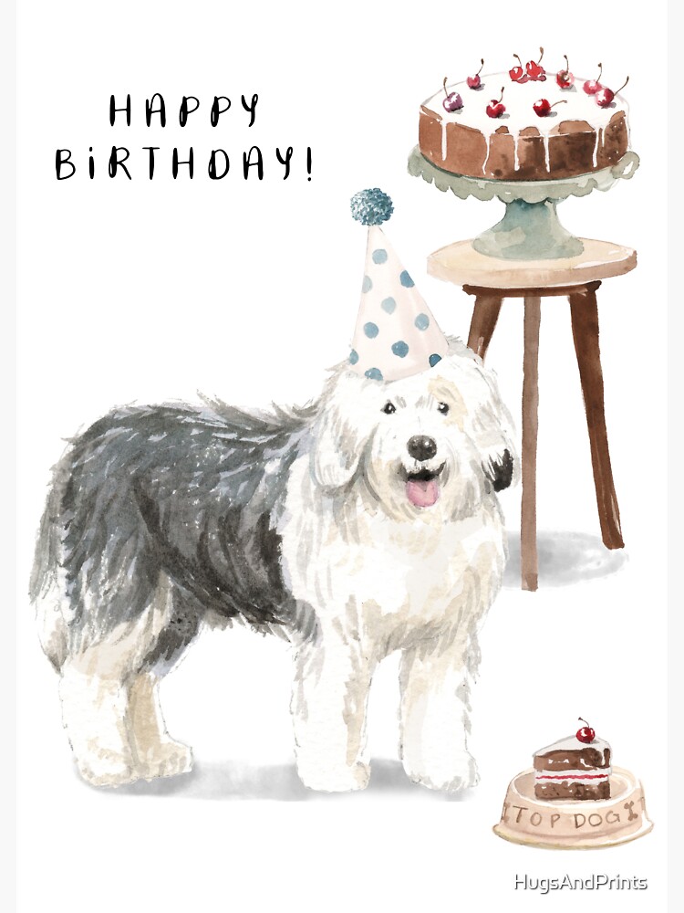 Old english sheepdog clearance cake