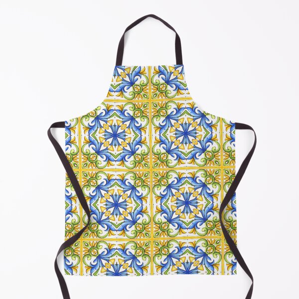Item preview, Summer,blue tiles,mosaic,Sicilian style, pattern designed and sold by MariaMarinova.