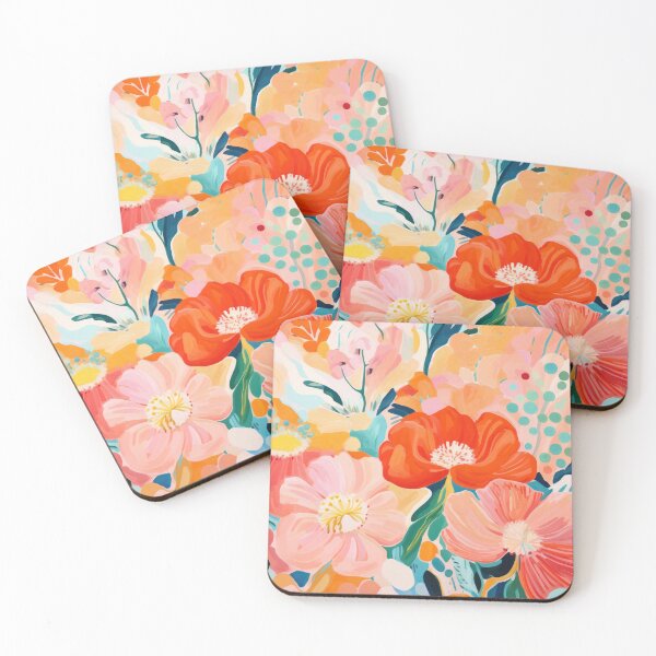 Item preview, Pastel Botanical Garden Print designed and sold by ArtVueStudio.