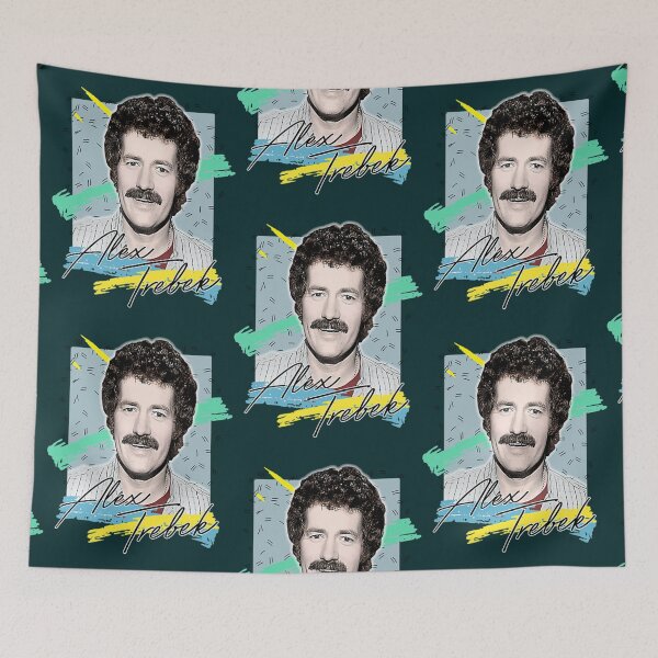 Item preview, Alex Trebek _ Retro Vintage Aesthetic Fan Design  1 designed and sold by tenaciousvaf.